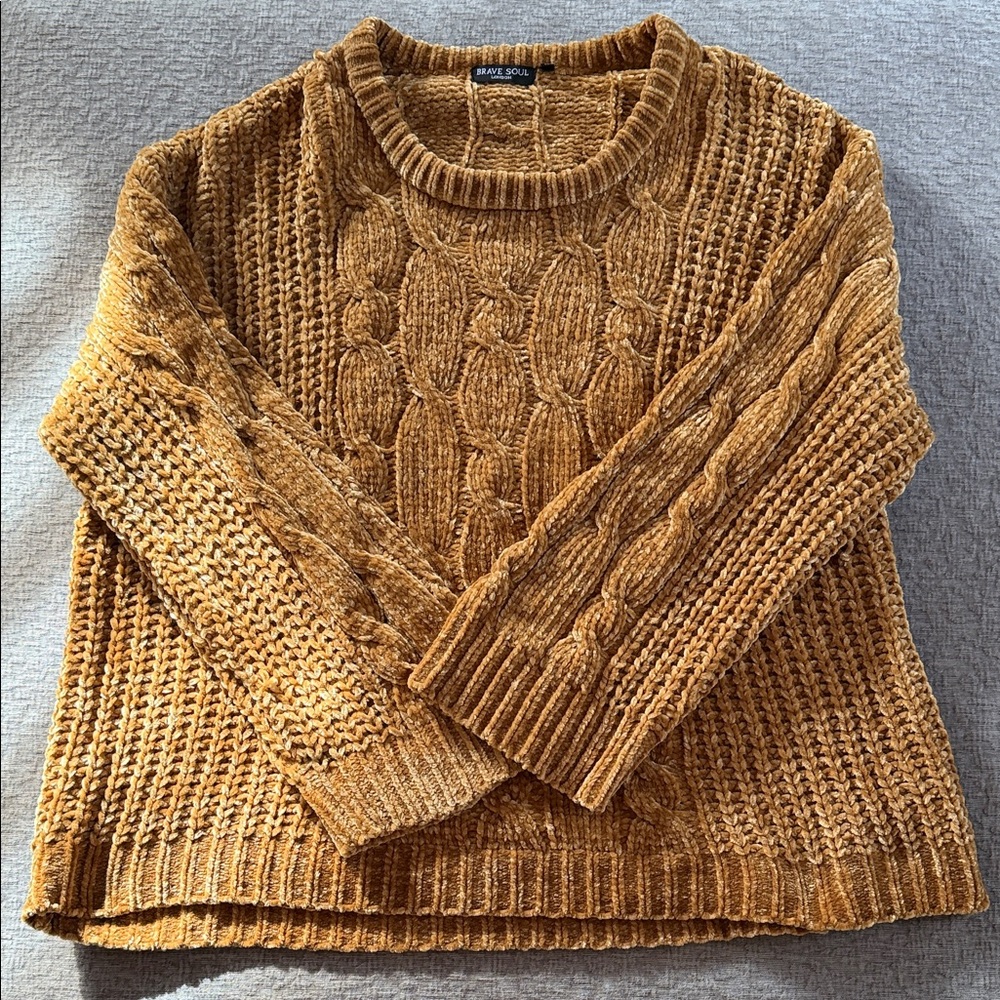 ASOS Women’s‎ Golden Cable Knit Sweater